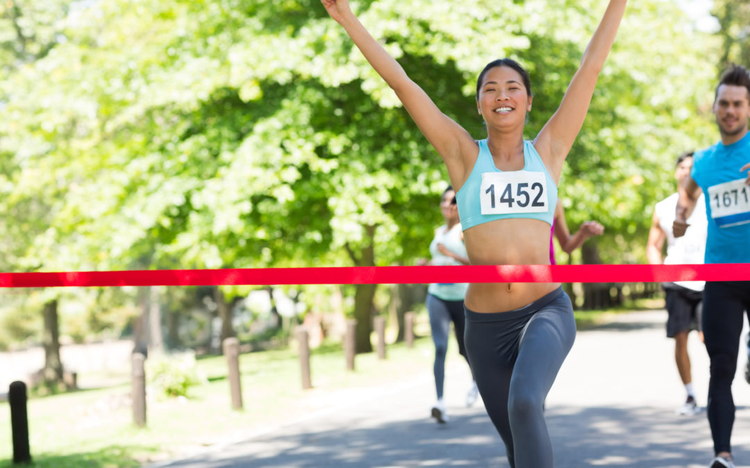 Female marathon winner