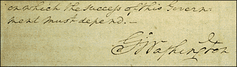 George Washington Signature